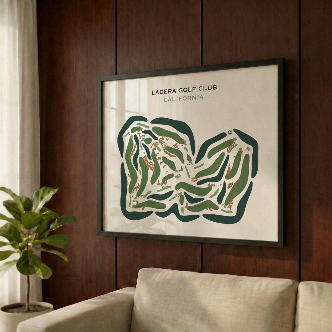 Ladera Golf Club, California - Printed Golf Courses