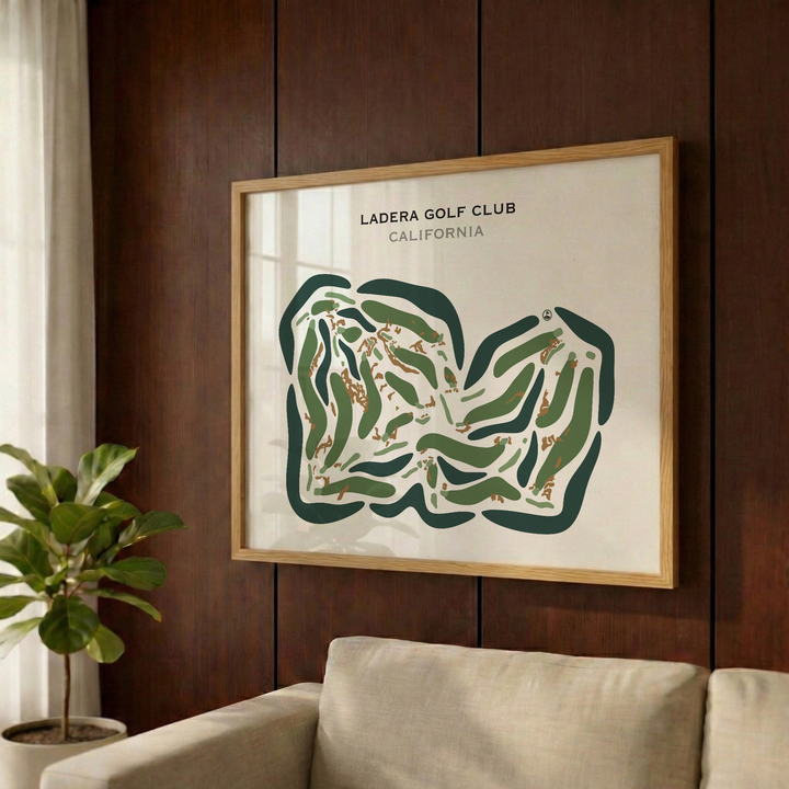 Ladera Golf Club, California - Printed Golf Courses