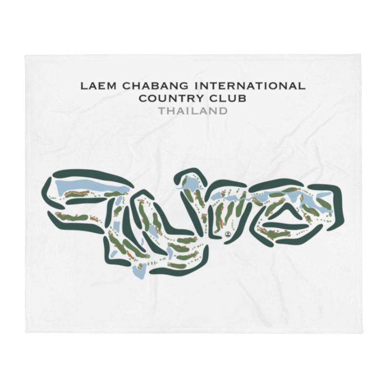 Laem Chabang International Country Club, Thailand - Printed Golf Courses