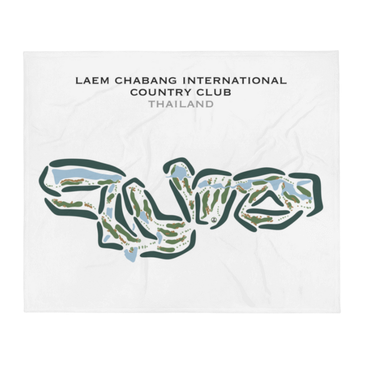 Laem Chabang International Country Club, Thailand - Printed Golf Courses