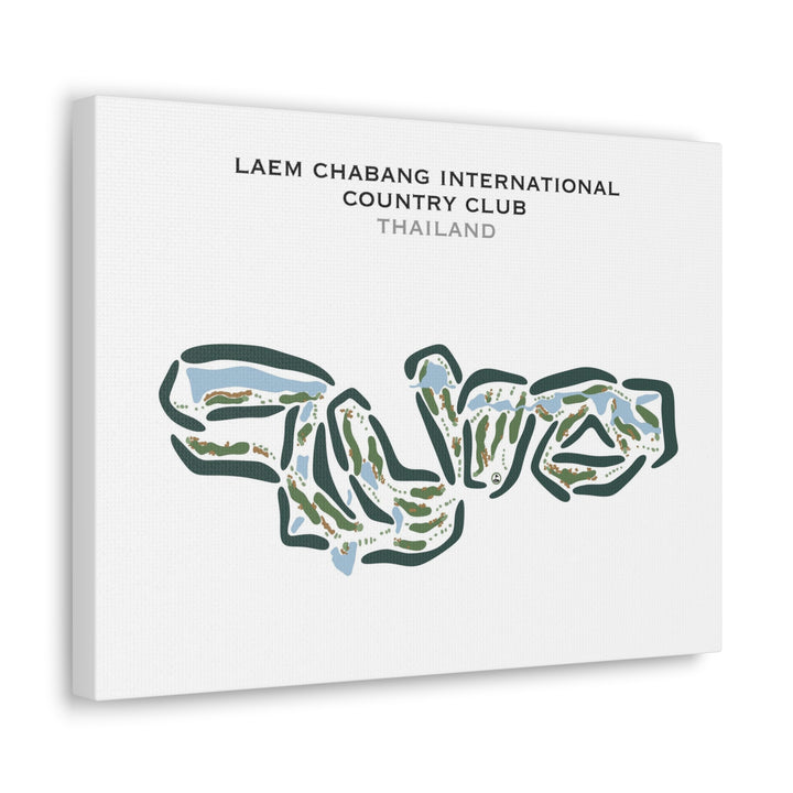 Laem Chabang International Country Club, Thailand - Printed Golf Courses