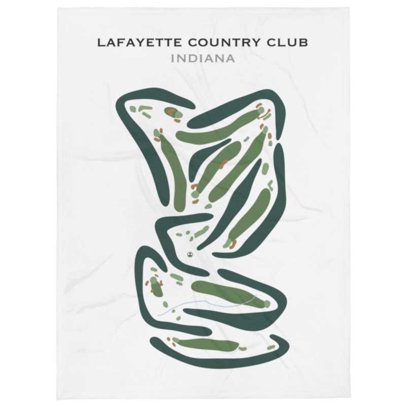 Lafayette Country Club, Indiana - Printed Golf Courses