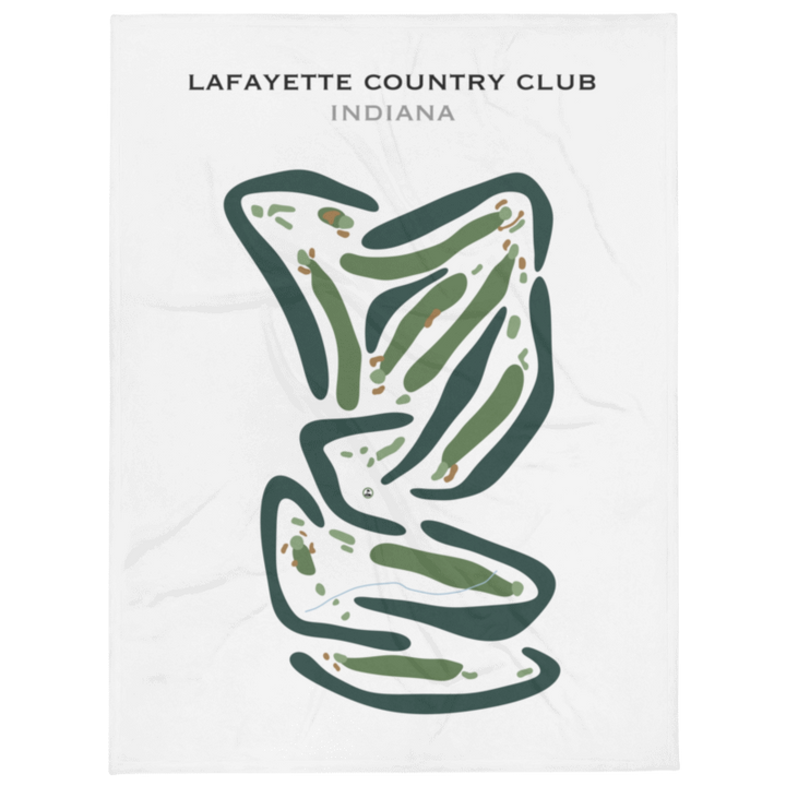 Lafayette Country Club, Indiana - Printed Golf Courses