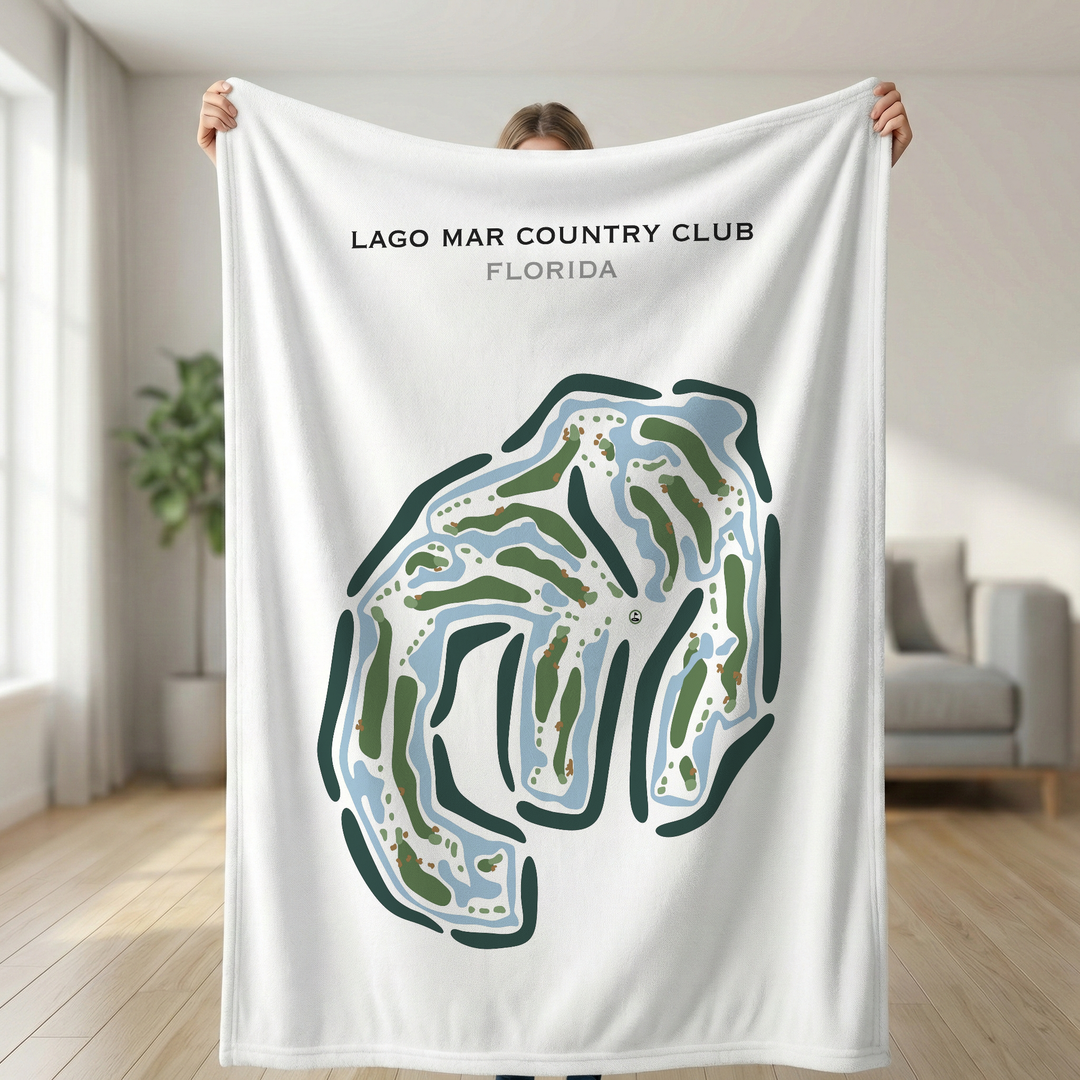 Lago Mar Country Club, Florida - Printed Golf Courses