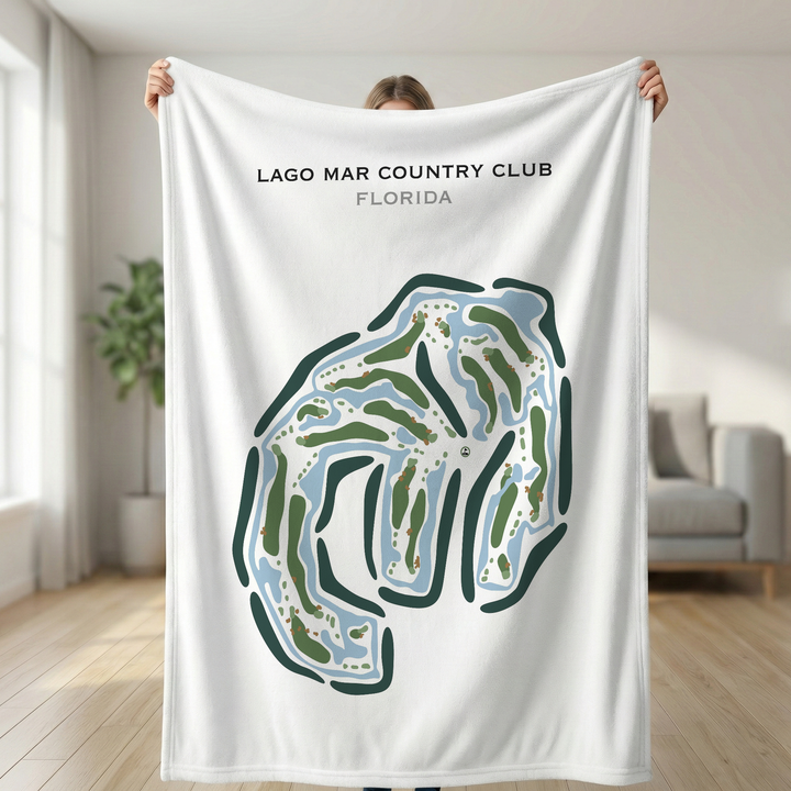 Lago Mar Country Club, Florida - Printed Golf Courses