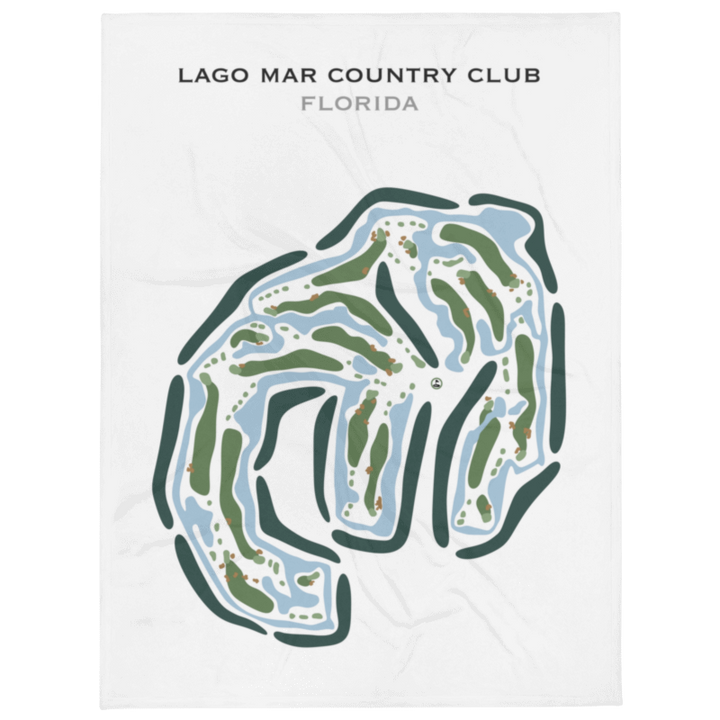 Lago Mar Country Club, Florida - Printed Golf Courses