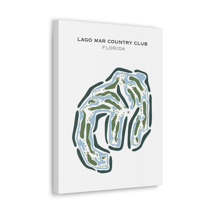 Lago Mar Country Club, Florida - Printed Golf Courses