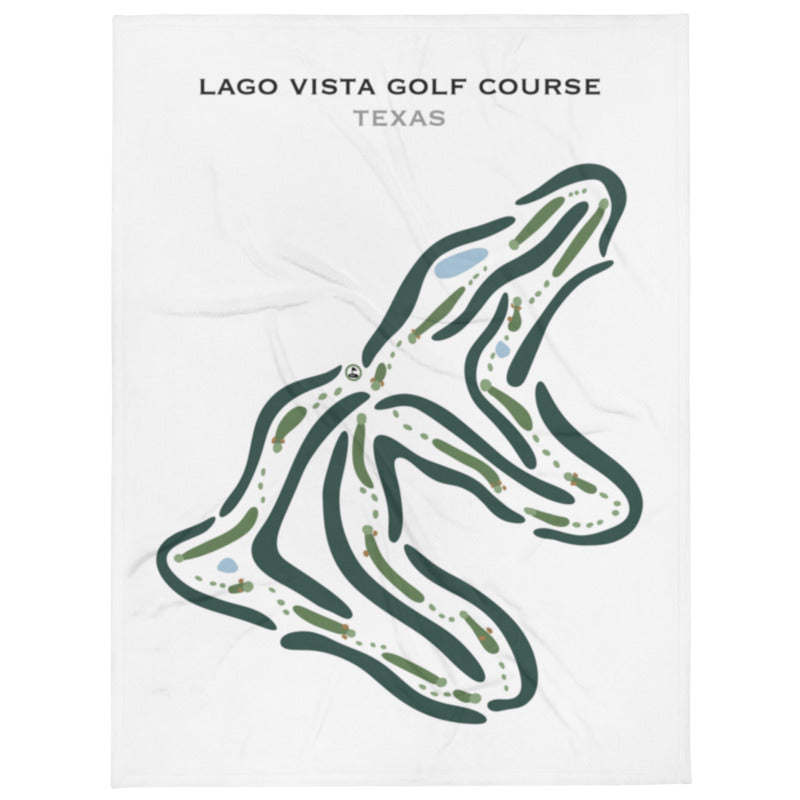 Lago Vista Golf Course, Texas - Printed Golf Courses