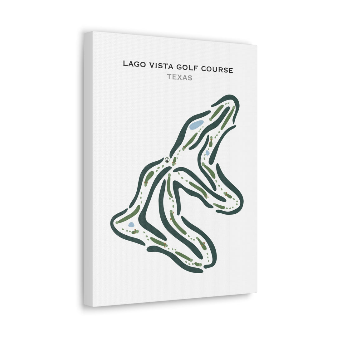 Lago Vista Golf Course, Texas - Printed Golf Courses
