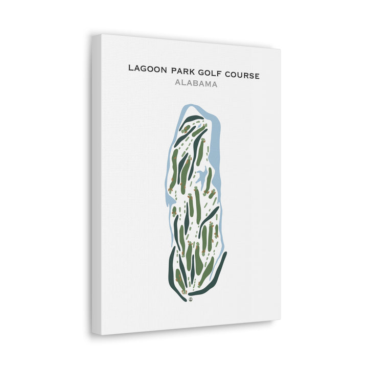 Lagoon Park Golf Course, Alabama - Printed Golf Courses