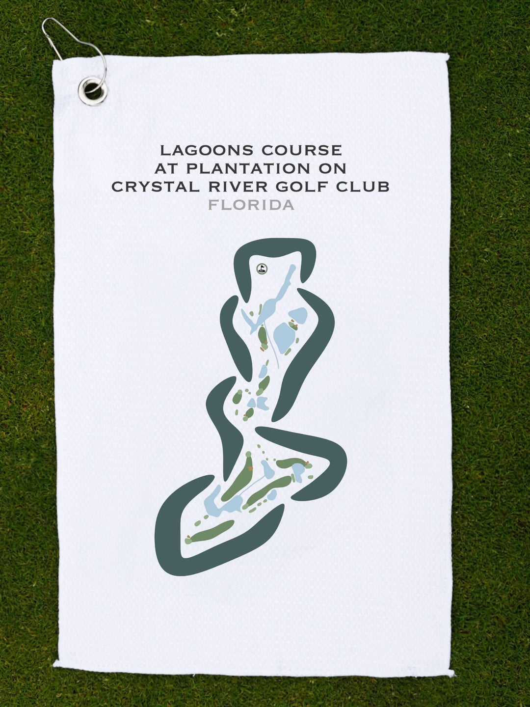 Lagoons Course at Plantation on Crystal River Club, Florida - Printed Golf Courses