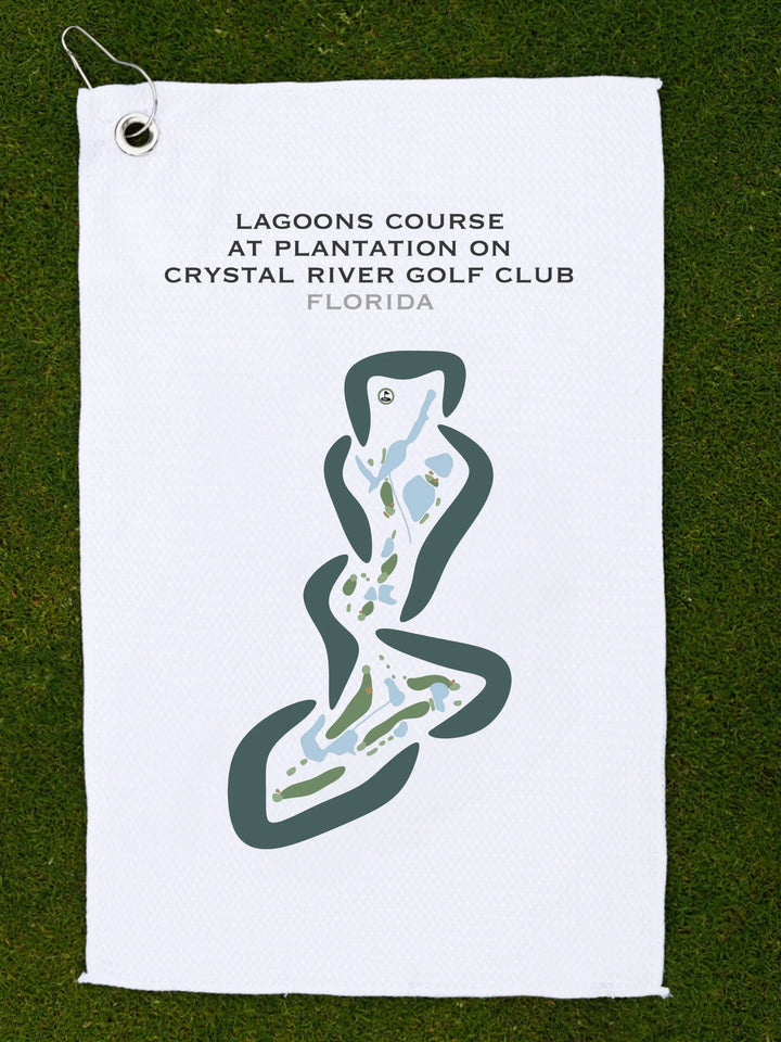 Lagoons Course at Plantation on Crystal River Club, Florida - Printed Golf Courses