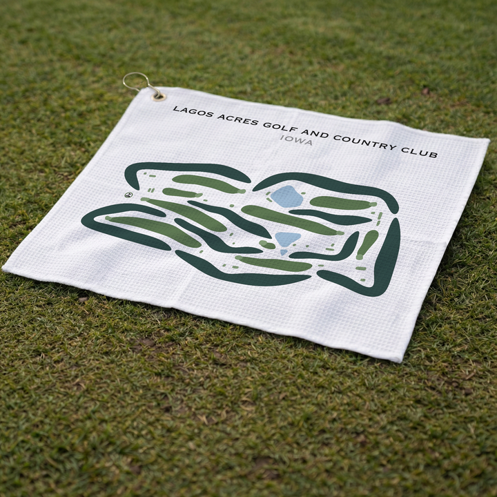 Lagos Acres Golf and County Club, Iowa - Printed Golf Courses