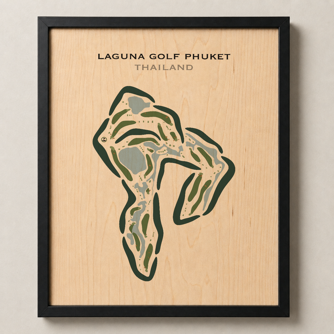 Laguna Golf Phuket, Thailand - Printed Golf Courses