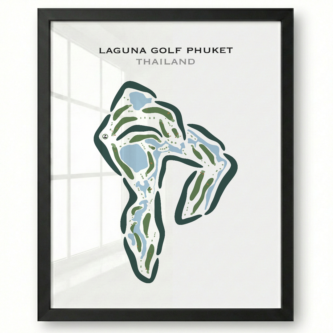 Laguna Golf Phuket, Thailand - Printed Golf Courses