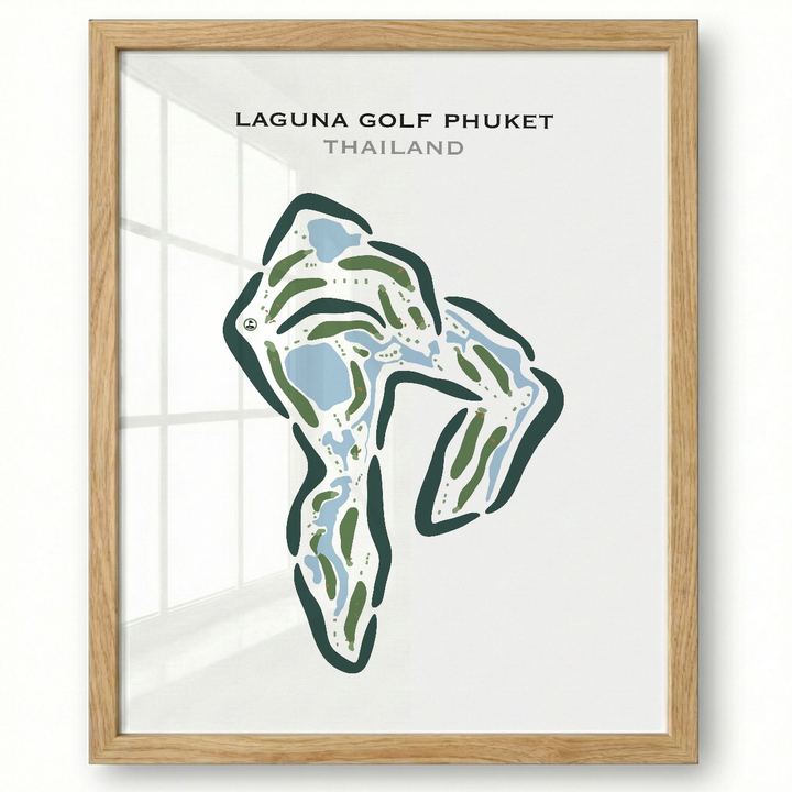 Laguna Golf Phuket, Thailand - Printed Golf Courses