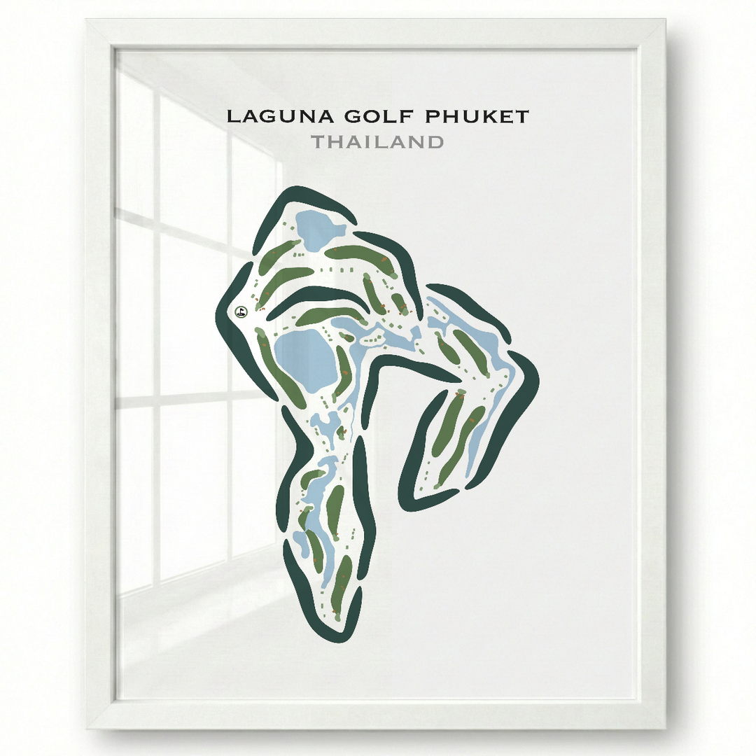 Laguna Golf Phuket, Thailand - Printed Golf Courses