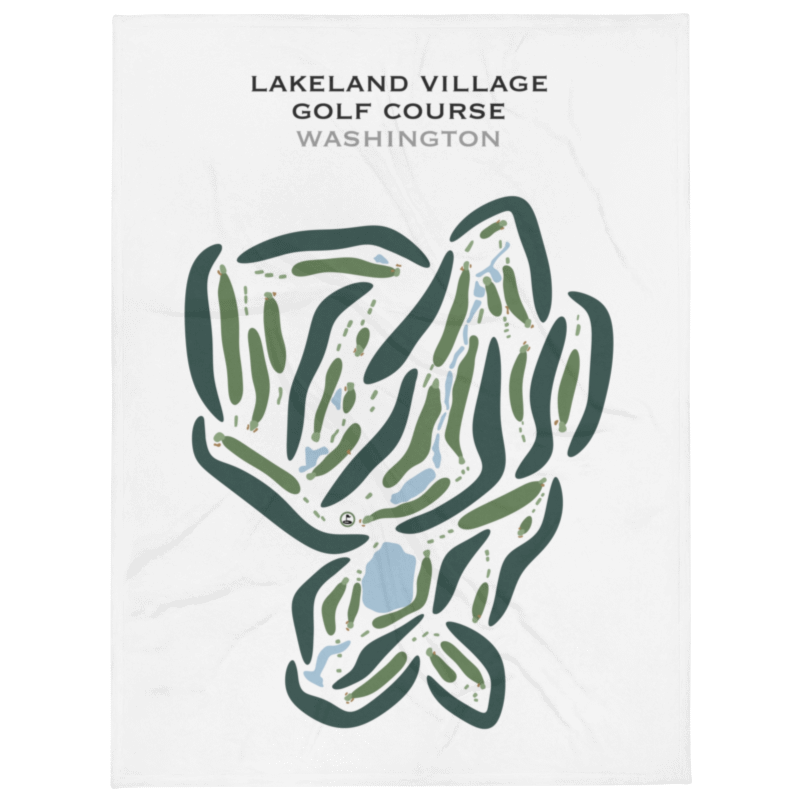 Lakeland Village Golf Course, Washington - Printed Golf Courses