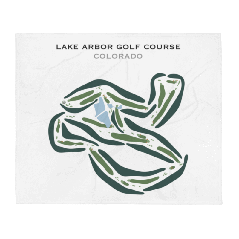 Lake Arbor Golf Course, Colorado - Printed Golf Courses