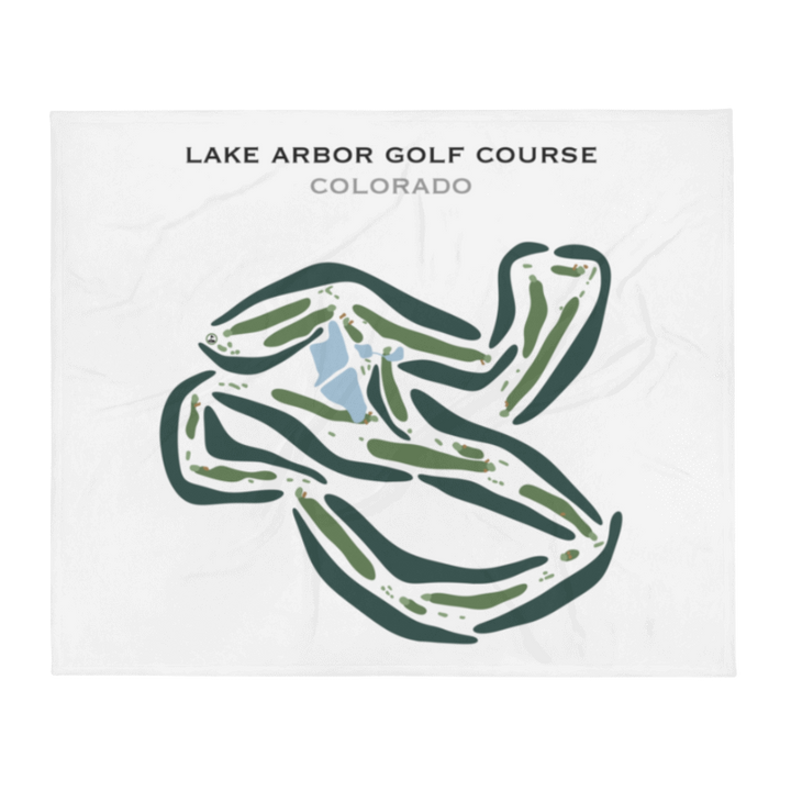 Lake Arbor Golf Course, Colorado - Printed Golf Courses