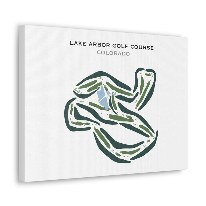 Lake Arbor Golf Course, Colorado - Printed Golf Courses