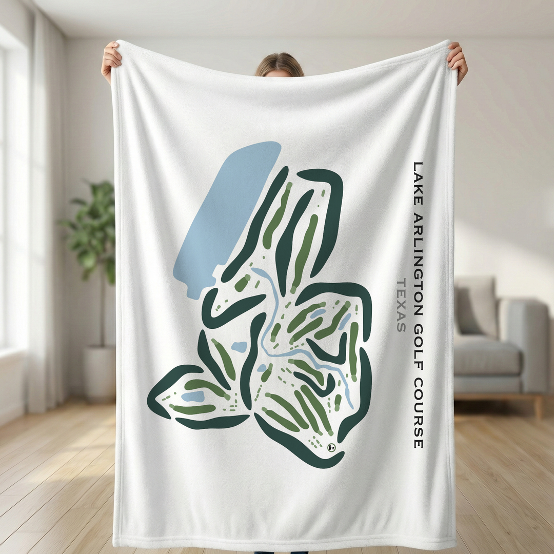 Lake Arlington Golf Course, Texas - Printed Golf Courses