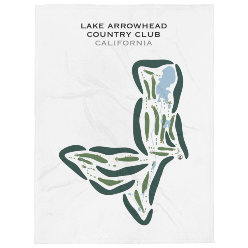 Lake Arrowhead Country Club, California - Printed Golf Courses