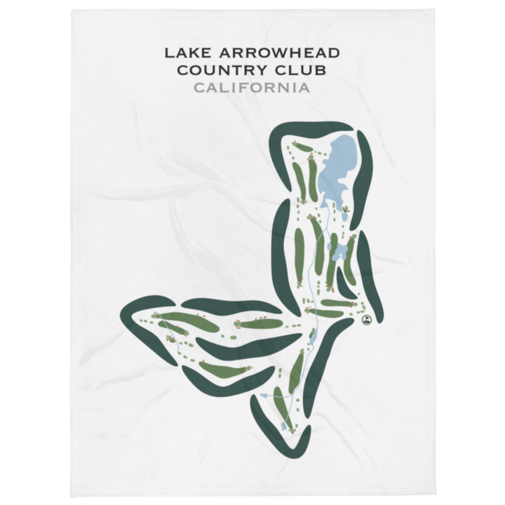 Lake Arrowhead Country Club, California - Printed Golf Courses