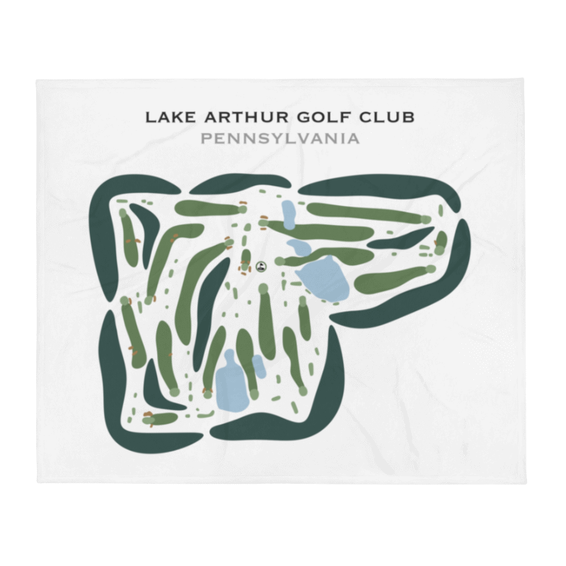 Lake Arthur Golf Club, Pennsylvania - Printed Golf Courses
