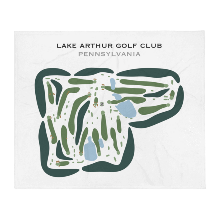 Lake Arthur Golf Club, Pennsylvania - Printed Golf Courses