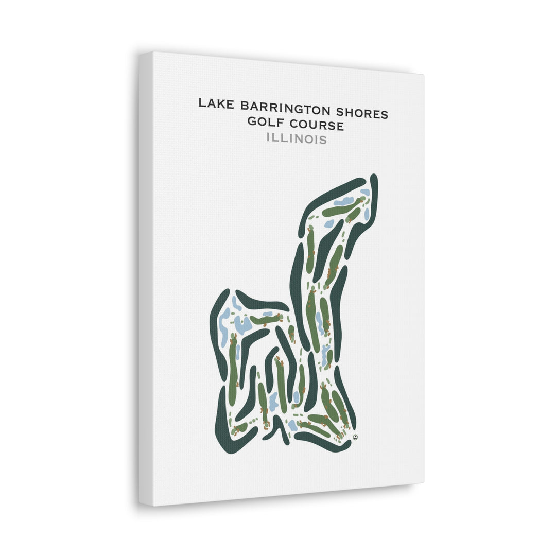 Lake Barrington Shores Golf Course, Illinois - Printed Golf Courses