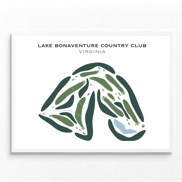 Lake Bonaventure Country Club, Virginia - Printed Golf Courses