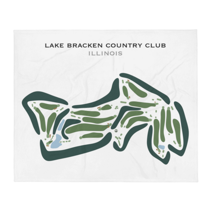 Lake Bracken Country Club, Illinois - Printed Golf Courses