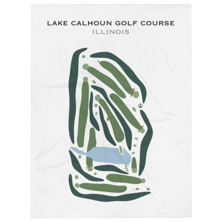 Lake Calhoun Golf Course, Illinois - Printed Golf Courses