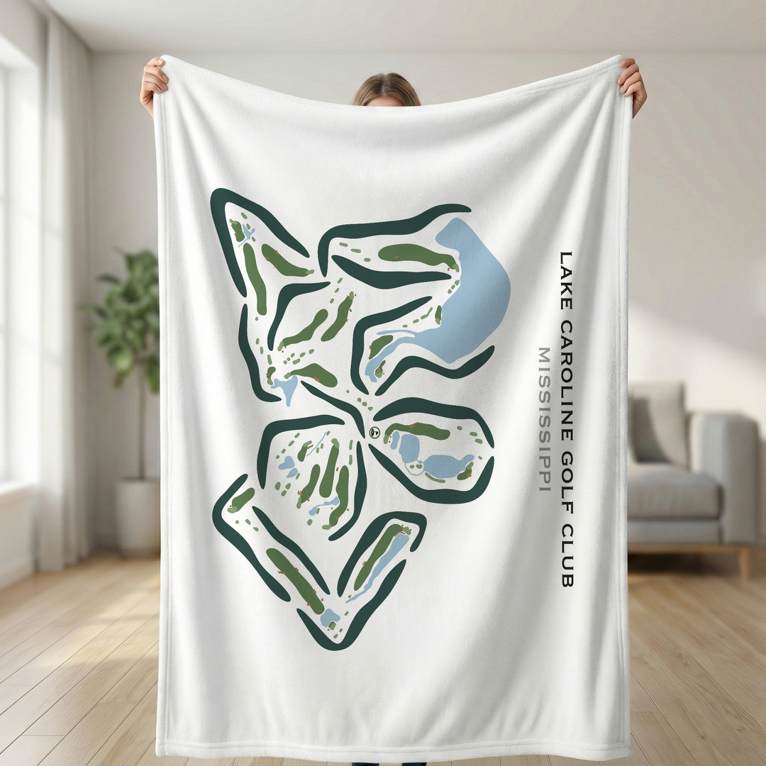 Lake Caroline Golf Club, Mississippi - Printed Golf Courses