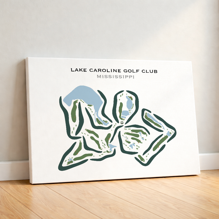 Lake Caroline Golf Club, Mississippi - Printed Golf Courses