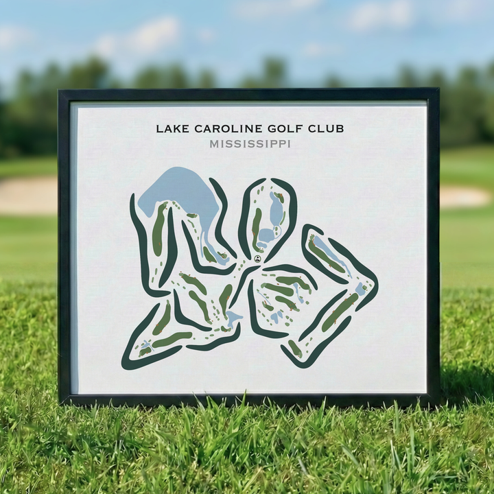 Lake Caroline Golf Club, Mississippi - Printed Golf Courses