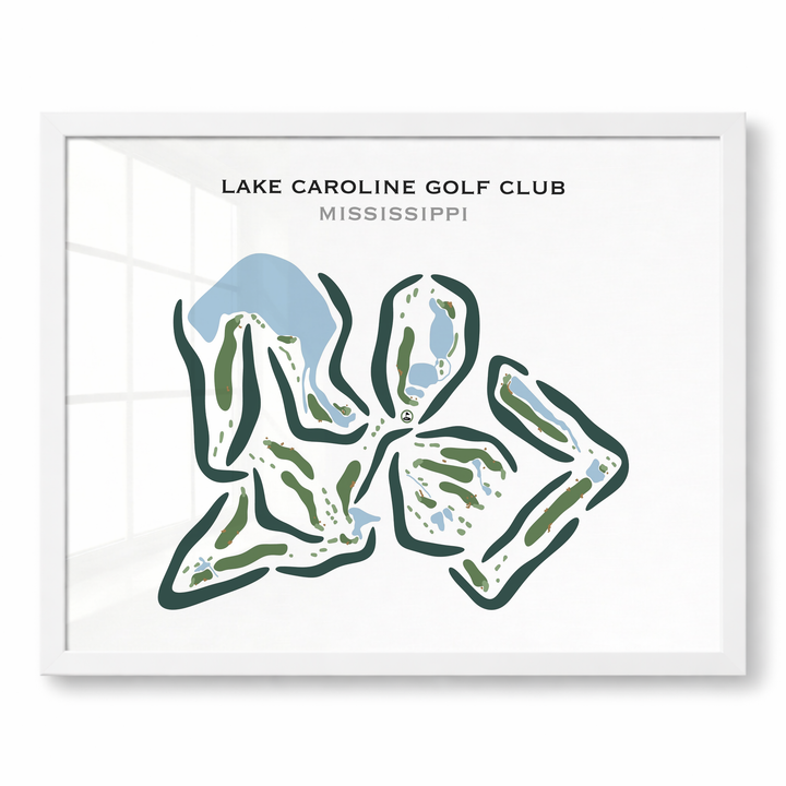 Lake Caroline Golf Club, Mississippi - Printed Golf Courses