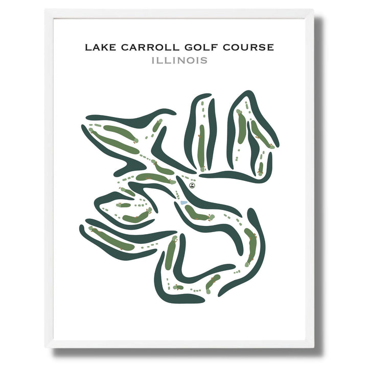 Lake Carroll Golf Course, Illinois - Golf Course Prints