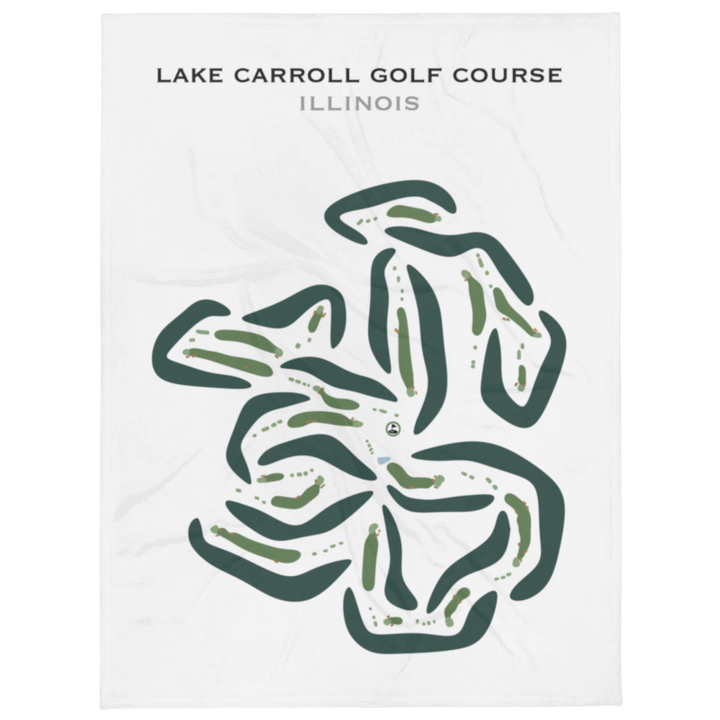 Lake Carroll Golf Course, Illinois - Printed Golf Courses