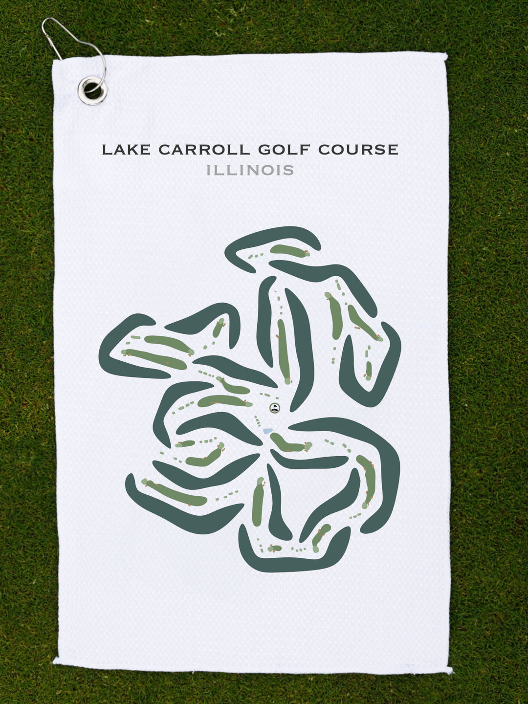 Lake Carroll Golf Course, Illinois - Printed Golf Courses