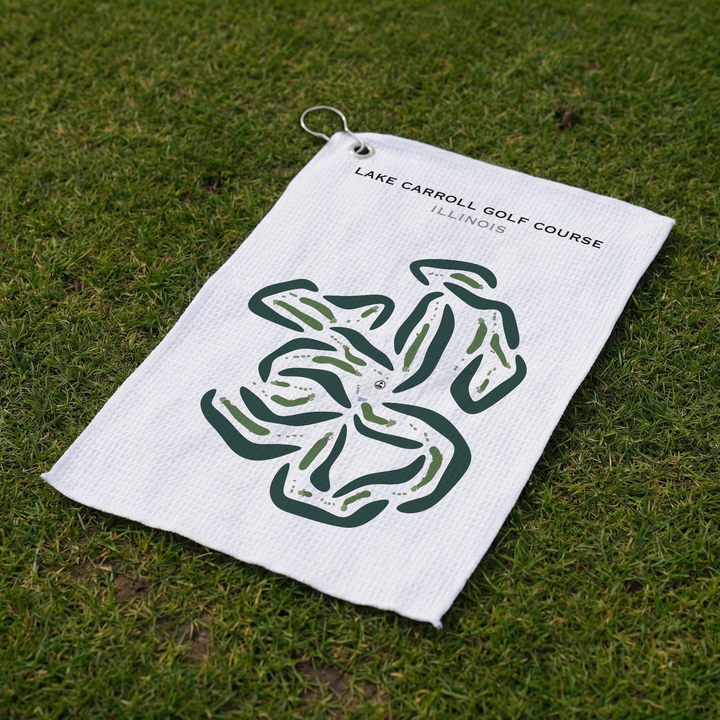 Lake Carroll Golf Course, Illinois - Printed Golf Course