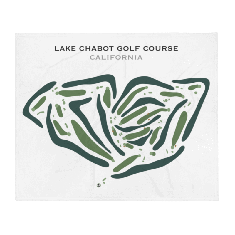 Lake Chabot Golf Course, California - Printed Golf Courses