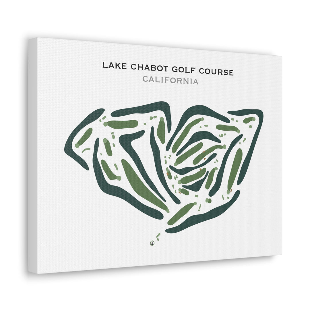 Lake Chabot Golf Course, California - Printed Golf Courses