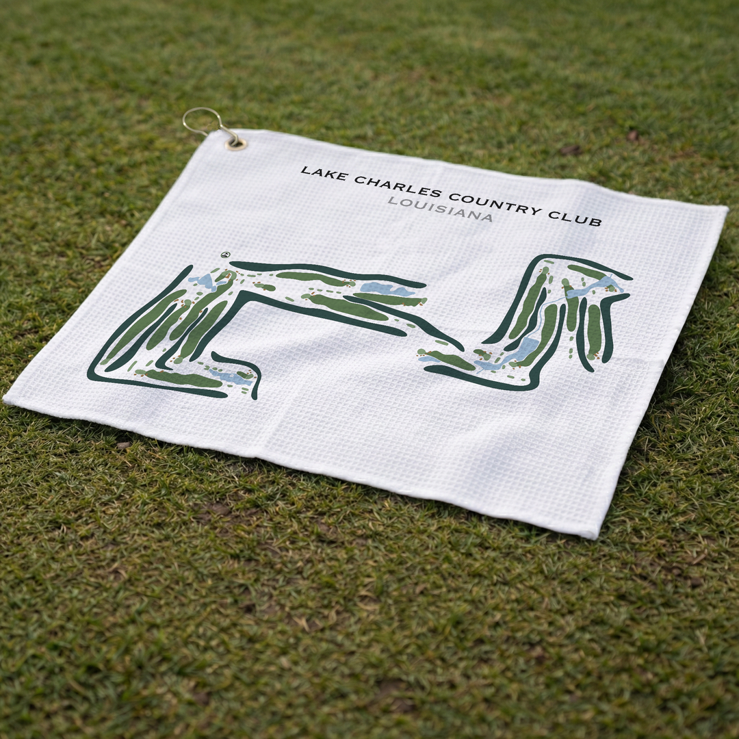Lake Charles Country Club, Louisiana - Printed Golf Courses
