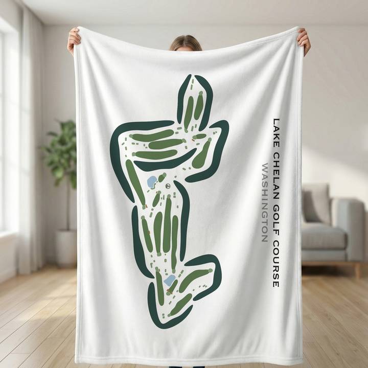 Lake Chelan Golf Course, Washington - Printed Golf Courses