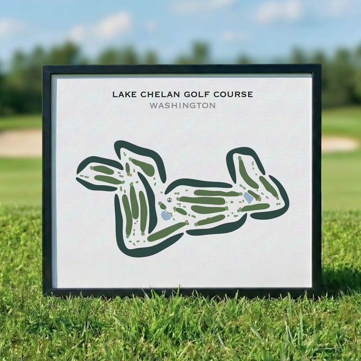Lake Chelan Golf Course, Washington - Printed Golf Courses