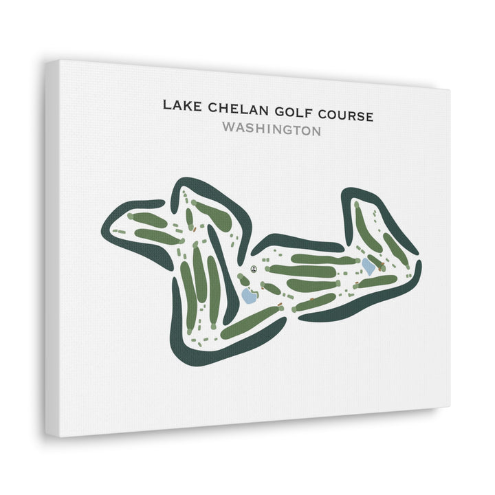 Lake Chelan Golf Course, Washington - Printed Golf Course