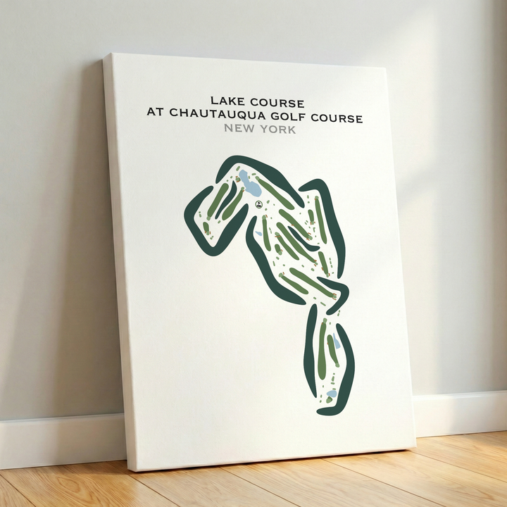Lake Course at Chautauqua Golf Course, New York - Printed Golf Courses