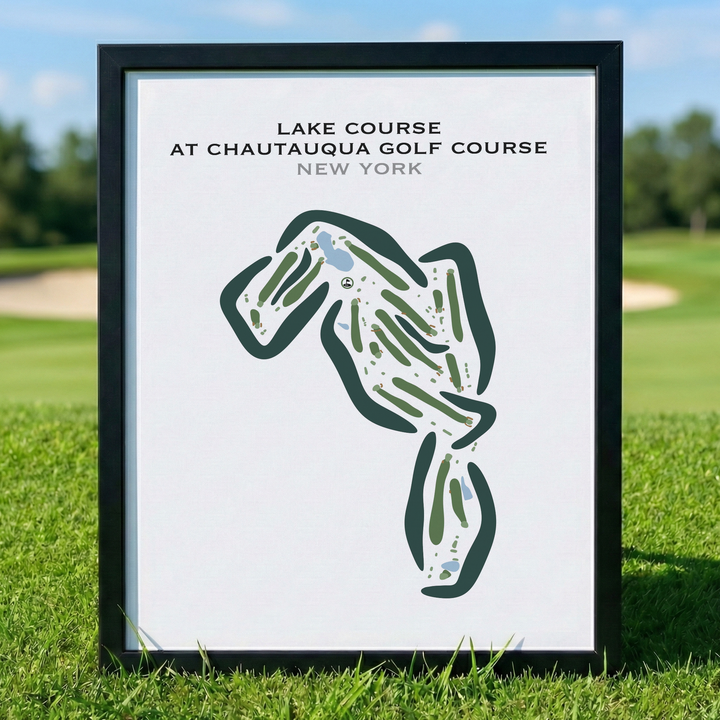 Lake Course at Chautauqua Golf Course, New York - Printed Golf Courses